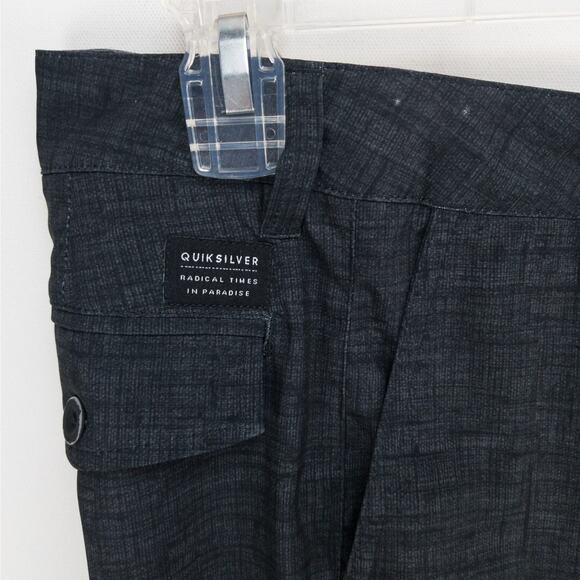 Quiksilver Amphibian Shorts Men’s 27 Charcoal Gray DryFlight Hybrid Water Repel - Picture 6 of 12